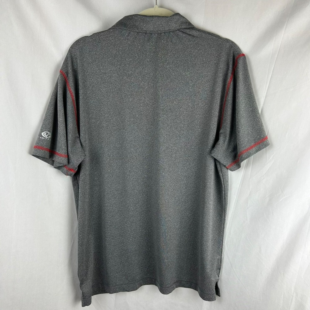 MLB Chicago Cubs Baseball Performance Polo Shirt Men Unisex Medium Gray Wrigley - Picture 7 of 8